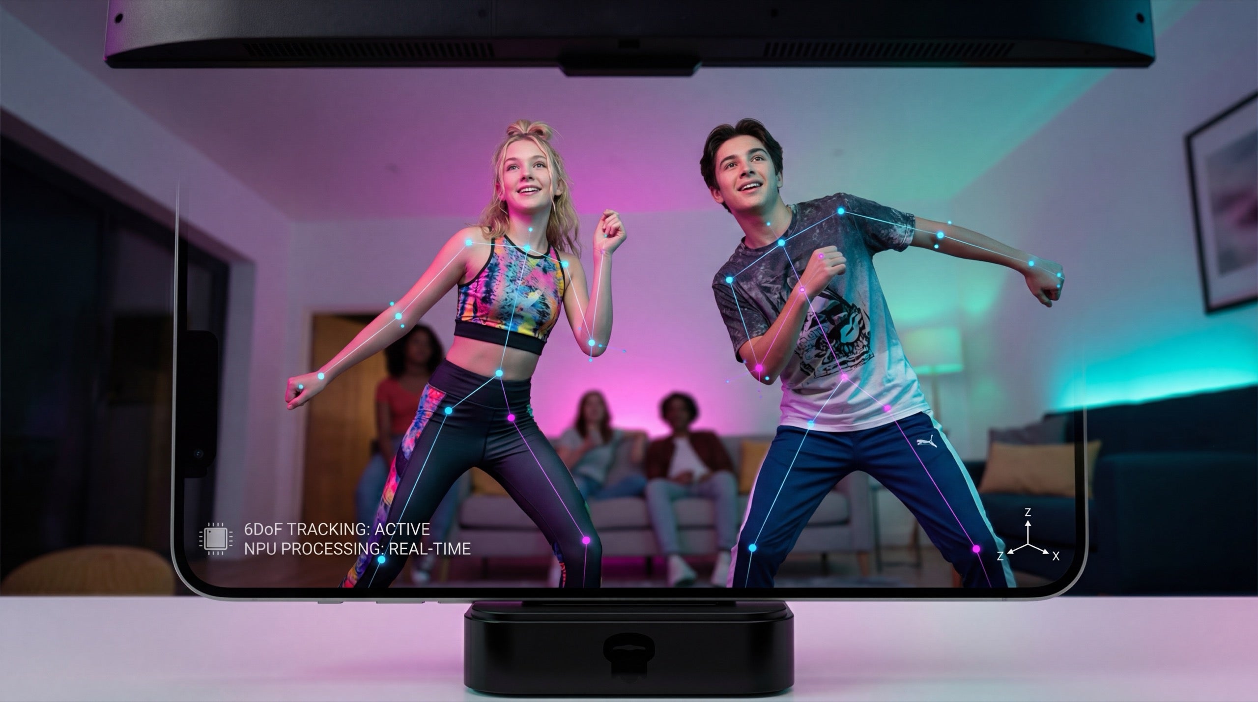 An iPhone processing movement for PlayDock gameplay
